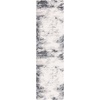 SAFAVIEH Area Rug 8×10 – Fontana Shag Collection – Large – Ivory & Grey, Modern Design, Non-Shedding & Easy Cleaning, Ultra Plush Thick Pile, Ideal for Living Room, Bedroom, Dining Space (FNT834A)(Ivory/Grey)
