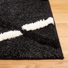 SAFAVIEH Area Rug 8×10 – Hi-Lo Shag Collection – Large – Charcoal & Ivory, Non-Shedding & Easy Cleaning, Ultra Plush Thick Raised Pile, Ideal for Living Room, Bedroom, Dining Space (HLS206H)(Charcoal/Ivory)