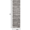SAFAVIEH Area Rug 8×10 – Hudson Shag Collection – Large – Grey & Ivory, Modern Design, Non-Shedding & Easy Cleaning, Ultra Plush Thick Pile, Ideal for Living Room, Bedroom, Dining Space (SGH297F)(Grey/Ivory)