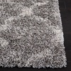 SAFAVIEH Area Rug 8×10 – Hudson Shag Collection – Large – Grey & Ivory, Trellis Pattern, Non-Shedding & Easy Cleaning, Ultra Plush Thick Pile, Ideal for Living Room, Bedroom, Dining Space (SGH269F)(Grey/Ivory)
