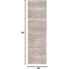 SAFAVIEH Area Rug 8×10 – Hudson Shag Collection – Large – Ivory & Beige, Non-Shedding & Easy Cleaning, Ultra Plush Thick Pile, Ideal for Living Room, Bedroom, Dining Space (SGH204A)(Ivory/Beige)