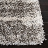 SAFAVIEH Area Rug 8×10 – Hudson Shag Collection – Large – Ivory & Dark Grey, Non-Shedding & Easy Cleaning, Ultra Plush Thick Pile, Ideal for Living Room, Bedroom, Dining Space (SGH212A)(Ivory/Grey)