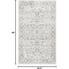 SAFAVIEH Area Rug 8×10 – Isabella Collection – Large – Cream & Beige, Oriental Design, Non-Shedding & Easy Cleaning, Ideal for Living Room, Bedroom, Office, Dining Space (ISA912A)(Light Grey/Cream)