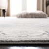 SAFAVIEH Area Rug 8×10 – Isabella Collection – Large – Cream & Beige, Oriental Design, Non-Shedding & Easy Cleaning, Ideal for Living Room, Bedroom, Office, Dining Space (ISA912A)(Grey/Dark Grey)