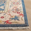 SAFAVIEH Area Rug 8×10 – Kashan Collection – Large – Beige & Taupe, Traditional Oriental Design, Non-Shedding & Easy Cleaning, Ideal for Living Room, Bedroom, Office, Dining Space (KSN303K)(Blue/Tan)