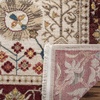SAFAVIEH Area Rug 8×10 – Kashan Collection – Large – Beige & Taupe, Traditional Oriental Design, Non-Shedding & Easy Cleaning, Ideal for Living Room, Bedroom, Office, Dining Space (KSN303K)(Ivory/Red)