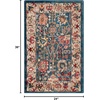 SAFAVIEH Area Rug 8×10 – Kashan Collection – Large – Beige & Taupe, Traditional Oriental Design, Non-Shedding & Easy Cleaning, Ideal for Living Room, Bedroom, Office, Dining Space (KSN303K)(Blue/Tan)