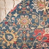 SAFAVIEH Area Rug 8×10 – Kashan Collection – Large – Beige & Taupe, Traditional Oriental Design, Non-Shedding & Easy Cleaning, Ideal for Living Room, Bedroom, Office, Dining Space (KSN303K)(Blue/Tan)