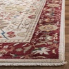 SAFAVIEH Area Rug 8×10 – Kashan Collection – Large – Beige & Taupe, Traditional Oriental Design, Non-Shedding & Easy Cleaning, Ideal for Living Room, Bedroom, Office, Dining Space (KSN303K)(Ivory/Red)