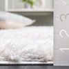 SAFAVIEH Area Rug 8×10 – Lindsay Shag Collection – Large – Grey & Ivory Beige, Non-Shedding & Easy Cleaning, Ultra Plush Thick Pile, Ideal for Living Room, Bedroom, Dining Space (LNS552F)(Grey/Ivory Beige)