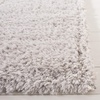 SAFAVIEH Area Rug 8×10 – Madrid Shag Collection – Large – Charcoal, Solid Pattern, Non-Shedding & Easy Cleaning, Ultra Plush Thick Pile, Ideal for Living Room, Bedroom, Dining Space (MDG256H)(Silver)