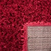 SAFAVIEH Area Rug 8×10 – Madrid Shag Collection – Large – Charcoal, Solid Pattern, Non-Shedding & Easy Cleaning, Ultra Plush Thick Pile, Ideal for Living Room, Bedroom, Dining Space (MDG256H)(Red)
