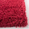 SAFAVIEH Area Rug 8×10 – Madrid Shag Collection – Large – Charcoal, Solid Pattern, Non-Shedding & Easy Cleaning, Ultra Plush Thick Pile, Ideal for Living Room, Bedroom, Dining Space (MDG256H)(Red)