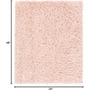 SAFAVIEH Area Rug 8×10 – Madrid Shag Collection – Large – Charcoal, Solid Pattern, Non-Shedding & Easy Cleaning, Ultra Plush Thick Pile, Ideal for Living Room, Bedroom, Dining Space (MDG256H)(Blush)