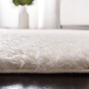 SAFAVIEH Area Rug 8×10 – Madrid Shag Collection – Large – Charcoal, Solid Pattern, Non-Shedding & Easy Cleaning, Ultra Plush Thick Pile, Ideal for Living Room, Bedroom, Dining Space (MDG256H)(Ivory)
