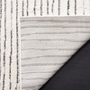 SAFAVIEH Area Rug 8×10 – Melody Collection – Large – Ivory & Black, Modern Design, Non-Shedding & Easy Cleaning, Ideal for Living Room, Bedroom, Office, Dining Space Room (MEL118A)(Ivory/Black)