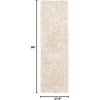 SAFAVIEH Area Rug 8×10 – New Orleans Shag Collection – Large – Beige, Handmade, Ultra Plush Thick Pile, Ideal for Living Room, Bedroom, Dining Space (SG532B)(Beige)