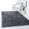 SAFAVIEH Area Rug 8×10 – New Orleans Shag Collection – Large – Beige, Handmade, Ultra Plush Thick Pile, Ideal for Living Room, Bedroom, Dining Space (SG532B)(Dark Grey)