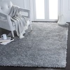 SAFAVIEH Area Rug 8×10 – New Orleans Shag Collection – Large – Beige, Handmade, Ultra Plush Thick Pile, Ideal for Living Room, Bedroom, Dining Space (SG532B)(Grey)