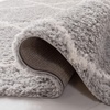 SAFAVIEH Area Rug 8×10 – Parma Shag Collection – Large – Cream & Grey, Trellis Pattern, Non-Shedding & Easy Cleaning, Ultra Plush Thick Pile, Ideal for Living Room, Bedroom, Dining Space (PMA515A)(Grey/Cream)