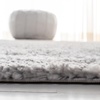 SAFAVIEH Area Rug 8×10 – Parma Shag Collection – Large – Cream & Grey, Trellis Pattern, Non-Shedding & Easy Cleaning, Ultra Plush Thick Pile, Ideal for Living Room, Bedroom, Dining Space (PMA515A)(Grey/Cream)