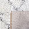 SAFAVIEH Area Rug 8×10 – Pro Luxe Shag Collection – Large – Ivory & Light Grey, Tassel Design, Non-Shedding & Easy Cleaning, Plush Thick Pile, Ideal for Living Room, Bedroom, Dining Space (PLX436A)(Ivory/Grey)