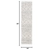 SAFAVIEH Area Rug 8×10 – Pro Luxe Shag Collection – Large – Ivory & Light Grey, Tassel Design, Non-Shedding & Easy Cleaning, Plush Thick Pile, Ideal for Living Room, Bedroom, Dining Space (PLX436A)(Ivory/Light Grey)