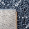 SAFAVIEH Area Rug 8×10 – Pro Luxe Shag Collection – Large – Ivory & Light Grey, Tassel Design, Non-Shedding & Easy Cleaning, Plush Thick Pile, Ideal for Living Room, Bedroom, Dining Space (PLX436A)(Blue/Ivory)
