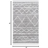 SAFAVIEH Area Rug 8×10 – Pro Luxe Shag Collection – Large – Ivory & Light Grey, Tassel Design, Non-Shedding & Easy Cleaning, Plush Thick Pile, Ideal for Living Room, Bedroom, Dining Space (PLX436A)(Grey/Ivory)