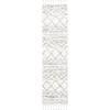 SAFAVIEH Area Rug 8×10 – Pro Luxe Shag Collection – Large – Ivory & Light Grey, Tassel Design, Non-Shedding & Easy Cleaning, Plush Thick Pile, Ideal for Living Room, Bedroom, Dining Space (PLX436A)(Ivory/Grey)