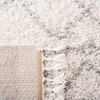 SAFAVIEH Area Rug 8×10 – Pro Luxe Shag Collection – Large – Ivory & Light Grey, Tassel Design, Non-Shedding & Easy Cleaning, Plush Thick Pile, Ideal for Living Room, Bedroom, Dining Space (PLX436A)(Ivory/Light Grey)