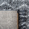 SAFAVIEH Area Rug 8×10 – Pro Luxe Shag Collection – Large – Ivory & Light Grey, Tassel Design, Non-Shedding & Easy Cleaning, Plush Thick Pile, Ideal for Living Room, Bedroom, Dining Space (PLX436A)(Dark Grey/Ivory)