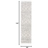 SAFAVIEH Area Rug 8×10 – Pro Luxe Shag Collection – Large – Ivory & Light Grey, Tassel Design, Non-Shedding & Easy Cleaning, Plush Thick Pile, Ideal for Living Room, Bedroom, Dining Space (PLX436A)(Ivory/Light Grey)