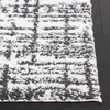 SAFAVIEH Area Rug 8×10 – Rumi Shag Collection – Large – Beige & Ivory, Non-Shedding & Easy Cleaning, Ultra Plush Thick Pile, Ideal for Living Room, Bedroom, Dining Space (RMS132B)(Charcoal/Ivory)