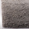 SAFAVIEH Area Rug 8×10 – South Beach Shag Collection – Large – Snow White, Handmade, Ultra Plush Thick Pile, Ideal for Living Room, Bedroom, Dining Space (SBS562A)(Silver)