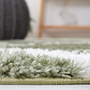 SAFAVIEH Area Rug 8×10 – Tahoe Shag Collection – Large – Black & White, Trellis Pattern, Non-Shedding & Easy Cleaning, Plush Thick Pile, Ideal for Living Room, Bedroom, Dining Space (THO676Z)(Sage/White)