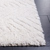 SAFAVIEH Area Rug 8×10 – Tahoe Shag Collection – Large – Grey, Modern Design, Non-Shedding & Easy Cleaning, Plush Thick Pile, Ideal for Living Room, Bedroom, Dining Space (THO652F)(Ivory)