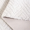 SAFAVIEH Area Rug 8×10 – Tahoe Shag Collection – Large – Grey, Modern Design, Non-Shedding & Easy Cleaning, Plush Thick Pile, Ideal for Living Room, Bedroom, Dining Space (THO652F)(Ivory)