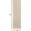 SAFAVIEH Artic Shag Collection Area Rug – 8’6″ x 12′, Ivory, Handmade Glam, 3-inch Thick Ideal for High Traffic Areas in Living Room, Bedroom (SG270A)(Light Beige)