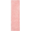 SAFAVIEH Artic Shag Collection Area Rug – 8’6″ x 12′, Ivory, Handmade Glam, 3-inch Thick Ideal for High Traffic Areas in Living Room, Bedroom (SG270A)(Pink)