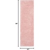 SAFAVIEH Artic Shag Collection Area Rug – 8’6″ x 12′, Ivory, Handmade Glam, 3-inch Thick Ideal for High Traffic Areas in Living Room, Bedroom (SG270A)(Pink)