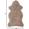 SAFAVIEH Artic Shag Collection Area Rug – 8’6″ x 12′, Ivory, Handmade Glam, 3-inch Thick Ideal for High Traffic Areas in Living Room, Bedroom (SG270A)(Taupe)