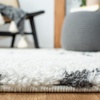 SAFAVIEH August Shag Collection Area Rug – 9′ x 12′, Ivory & Grey, Moroccan Diamond Design, Non-Shedding & Easy Care, 1.25-inch Thick Ideal for High Traffic Areas in Living Room, Bedroom (AUG572F)(Ivory/Black)