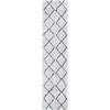 SAFAVIEH August Shag Collection Area Rug – 9′ x 12′, Ivory & Grey, Moroccan Diamond Design, Non-Shedding & Easy Care, 1.25-inch Thick Ideal for High Traffic Areas in Living Room, Bedroom (AUG572F)(Ivory/Grey)