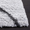 SAFAVIEH August Shag Collection Area Rug – 9′ x 12′, Ivory & Grey, Moroccan Diamond Design, Non-Shedding & Easy Care, 1.25-inch Thick Ideal for High Traffic Areas in Living Room, Bedroom (AUG572F)(Ivory/Grey)