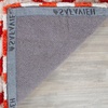 SAFAVIEH Barcelona Shag Collection Area Rug – 9′ x 12′, Graphite & Ivory, Handmade Chevron, 1.75-inch Thick Ideal for High Traffic Areas in Living Room, Bedroom (BSG320D)(Ivory/Rust)