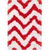 SAFAVIEH Barcelona Shag Collection Area Rug – 9′ x 12′, Graphite & Ivory, Handmade Chevron, 1.75-inch Thick Ideal for High Traffic Areas in Living Room, Bedroom (BSG320D)(Ivory/Rust)