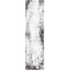 SAFAVIEH Berber Shag Collection Area Rug – 9′ x 12′, Blue Rust & Ivory, Modern Abstract Design, Non-Shedding & Easy Care, 1.25-inch Thick Ideal for High Traffic Areas in Living Room, Bedroom (BER543A)(Grey/Dark Grey)