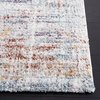 SAFAVIEH Berber Shag Collection Area Rug – 9′ x 12′, Blue Rust & Ivory, Modern Abstract Design, Non-Shedding & Easy Care, 1.25-inch Thick Ideal for High Traffic Areas in Living Room, Bedroom (BER569A)(Blue Rust/Ivory)
