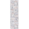 SAFAVIEH Berber Shag Collection Area Rug – 9′ x 12′, Blue Rust & Ivory, Modern Abstract Design, Non-Shedding & Easy Care, 1.25-inch Thick Ideal for High Traffic Areas in Living Room, Bedroom (BER569A)(Blue Rust/Ivory)